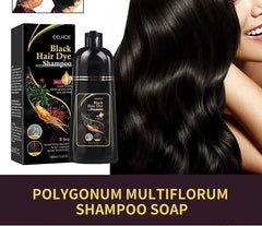 Black Hair Dye Shampoo 3 in 1 for Men and Women
