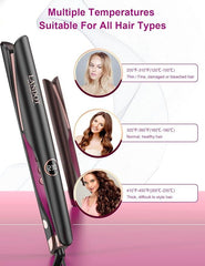 Straightener and Curler 2 in 1 / مكواة فرد الشعر وتجعيده 2 في 1.