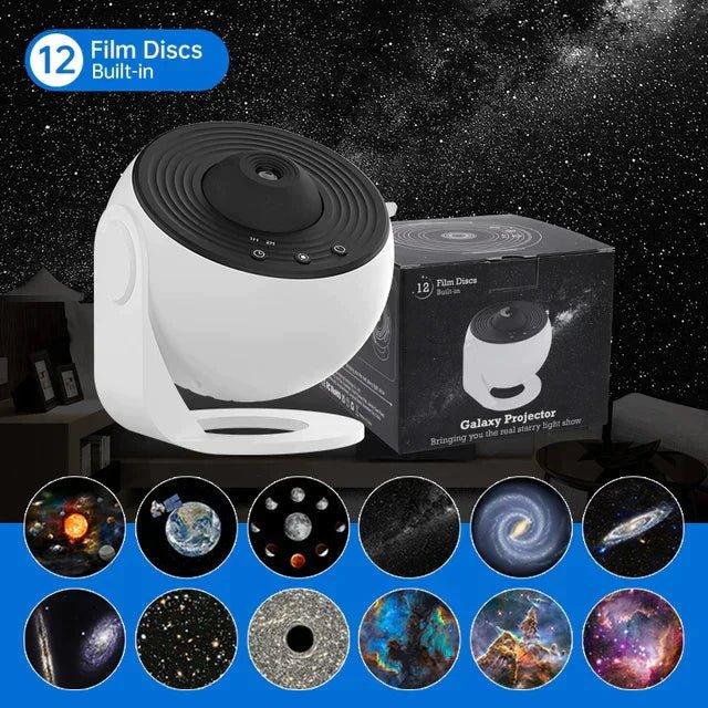 12 In 1 Planetarium Galaxy Star Projector / جهاز عرض النجوم والمجرات الفلكية 12 في 1.
