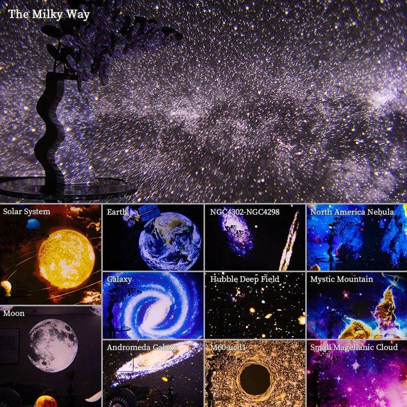 12 In 1 Planetarium Galaxy Star Projector / جهاز عرض النجوم والمجرات الفلكية 12 في 1.