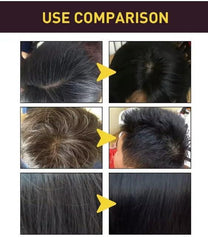 Black Hair Dye Shampoo 3 in 1 for Men and Women