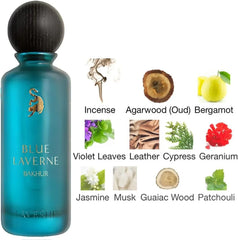 Blue Laverne Bakhur 200ml / باخور لافرن الأزرق.