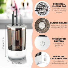Smart Electric Makeup Brush Cleaner Machine – آلة ذكية لتنظيف فرش المكياج